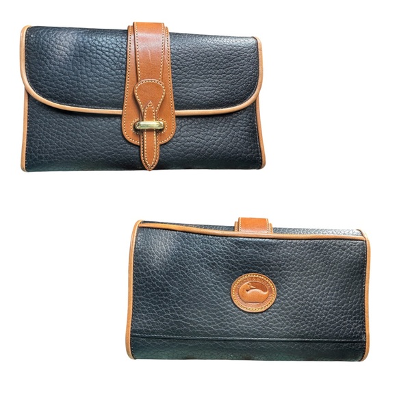 Dooney & Bourke Handbags - RARE AUTHENTIC Dooney & Bourke Large Madison Clutch - Equestrian Closure